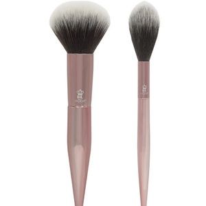 Moda powder and soft glow brush set